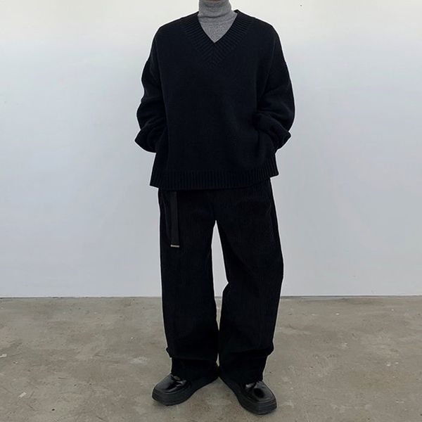 

trousers 2021 men's autumn new winter light bulb thin-fuse fashion straight pants youth male clothes bvww, Black