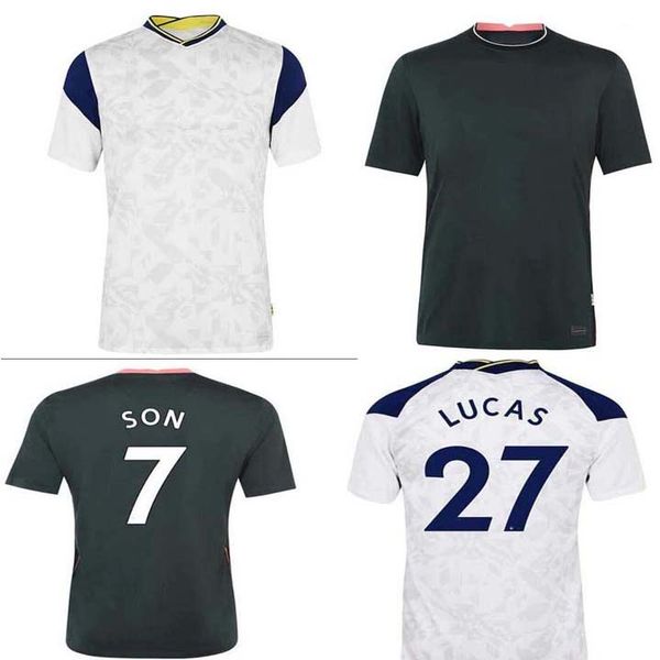 

player version 20 21 kane son bergwijn soccer jerseys 2020 2021 lucas dele fourth tottenham football kit shirt bale ndombele 4th, Black;yellow