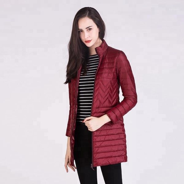 

long new women's jacket leisure fashion sport down coat1, Black