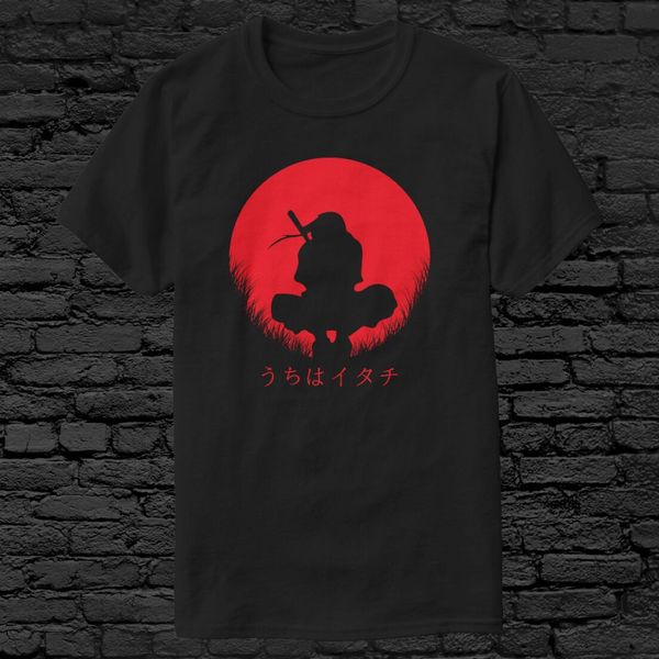 

итачи учиха акацуки t-shirt мужская мода с коротким рукавом o-образный вырез печатью вашего собственного t рубашка спорта толстовка с капюшо