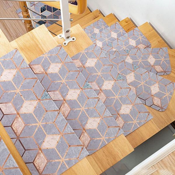 

carpets pvc self-adhesive stair treads staircase non-slip mat rug cover pad wooden indoor carpet for home decoration 55*22*4cm
