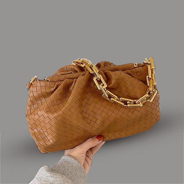 

2020 autumn new bags for women pu leather chain messenger bag shoulder fashion handbag solid underarm bag
