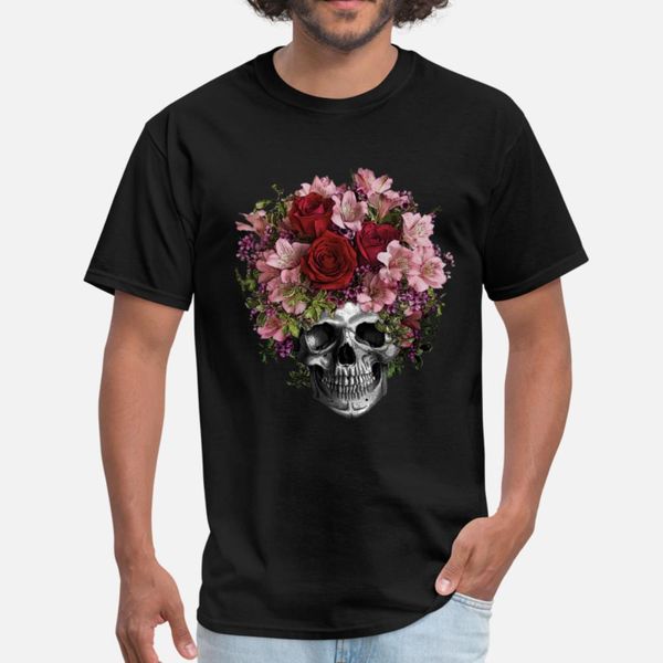 

skull flowers t shirt cool popular design tracksuit hoodie sweatshirt