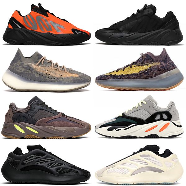 

fashion 2020 kanye west 700 phosphor running shoes orange triple black mist runner carbon blue azael azareth trainers sport sneakers