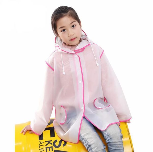 

vilead eva дети дождевик cute водонепроницаемый открытый пончо мальчики мода прозрачный дождевик портативный толщина дождевики jllmkf