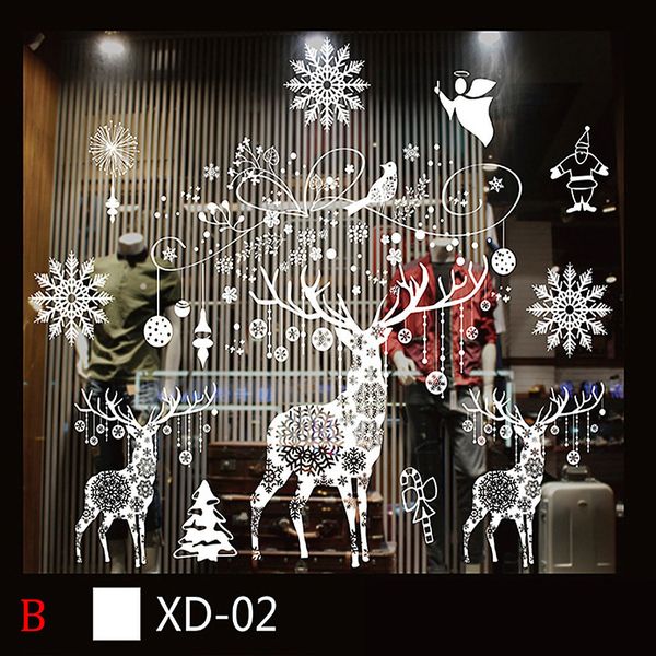 

decor window snowman wall christmas stickers decal removable home vinyl wholesale