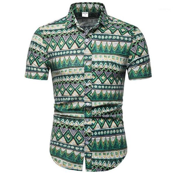 

moda veloce hawaiian shirt men short sleeve mens flower shirts men beach shirts 20201, White;black