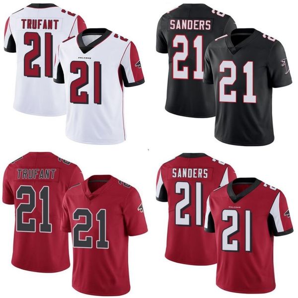 

atlanta соколы мужчины # 21 desmond trufant мужских женщины молодежи vapor untouchable limited джерси, Black;red