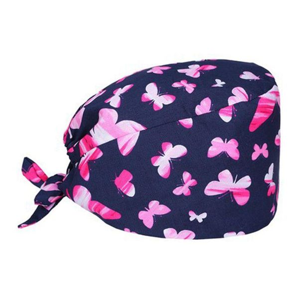 

berets hat with button mask holder printing bonnet cap hair bandana head wrap accessory, Blue;gray