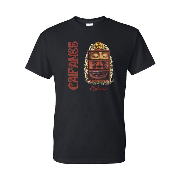 

new fashion man t-shirt caifanes el silencio t-shirt - black ready to ship casual t-shirt sport hooded sweatshirt hoodie