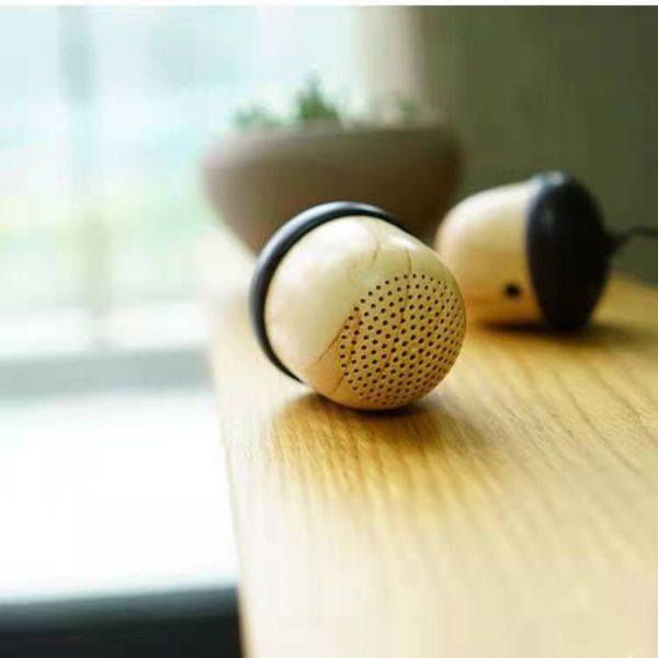 

орехи bluetooth динамик мини беспроводной небольшой звук имитация деревянные зерновые открытый портативный мобильный телефон творческий бизн