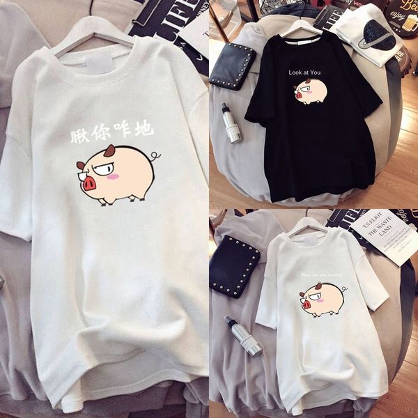 

short sleeve coat t-shirt white t-shirt women 2020 summer new korean loose large cotton fat mm medium length 200kg 3p5yc