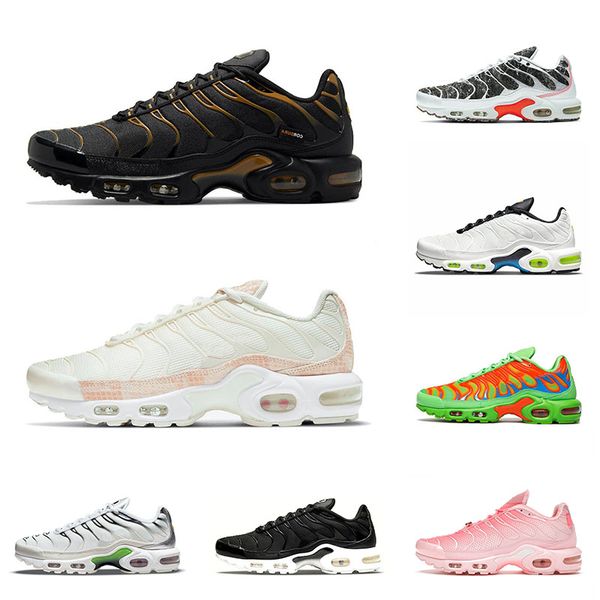 

tn plus running shoes black white pink snakeskin sherbert mens womens sneakers crater bleached aqua smoke grey oreo trainers runner