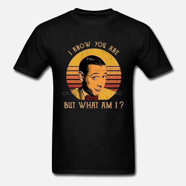 

pee wee herman i know you are but what i am men black m 3xl hoodie designers t shirts sweatshirt