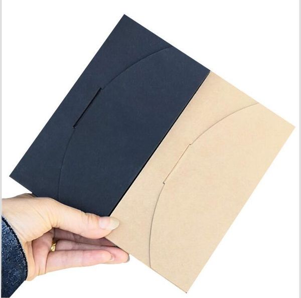 

gift wrap 20pcs phone ccase packaging box custom kraft paper black card envelope cardboard mobile case package boxes