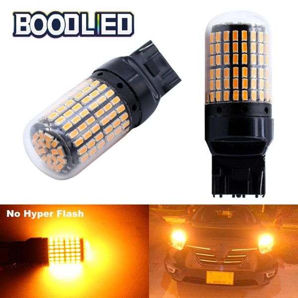 

2pcs t20 7440 w21w led bulbs for auto light car turn signal reverse reversing lights brake lamp amber yellow white color dc 12v