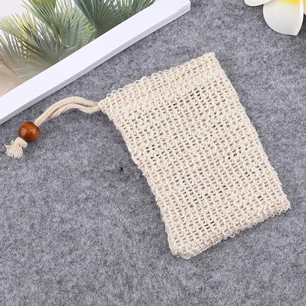 

bath accessory set 4pcs exfoliating mesh soap saver pouch bubble foaming net bags1