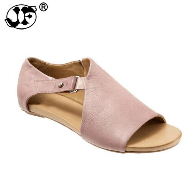 

new women sandals flat hook loop gladiator summer ladies fashion open toe plus size rome shoes female casual peep toe style 678, Black