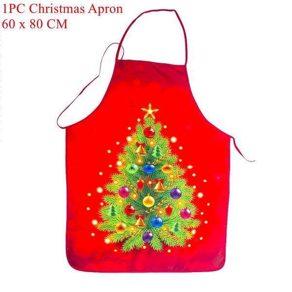 

luanqi xmas apron lovely christmas pinafore for women santa claus snowman printed aprons bibs home kitchen cooking baking wmtmyr