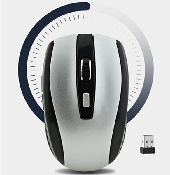 

2.4g optical wireless mouse usb receiver mouse smart sleep energy-saving mice for computer tablet pc lapdeskwith retail box