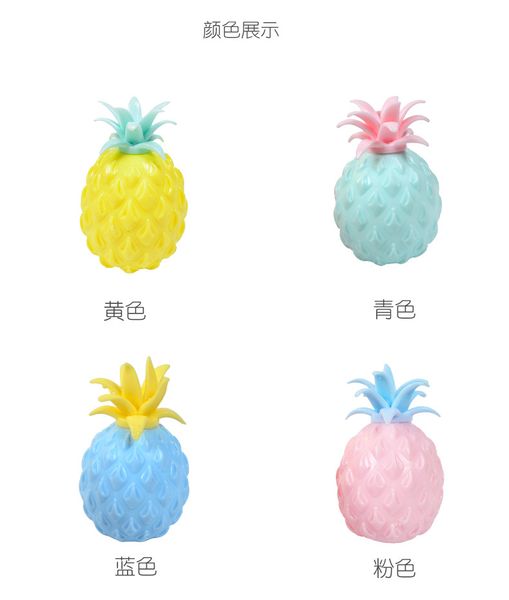 

unzipping toy creative flour pineapple vent balls fruits pinch pinch fun 2020 selling decompression toys wholesale and retail