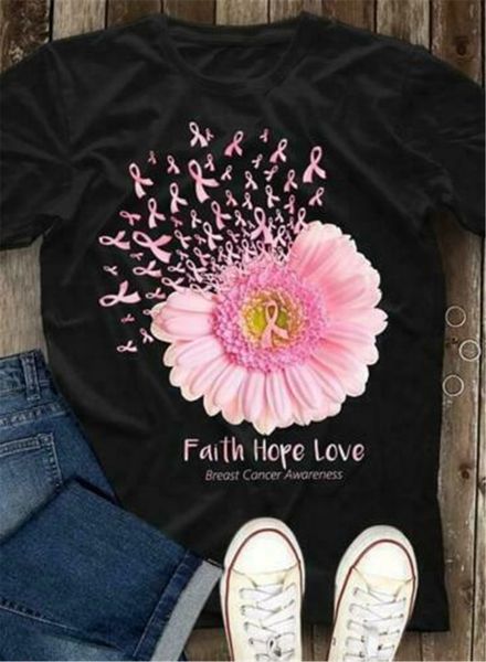 

breast cancer awareness faith hope love ladies t-shirt cotton s-3xl 2xl 5xl tee shirt sport hooded sweatshirt hoodie