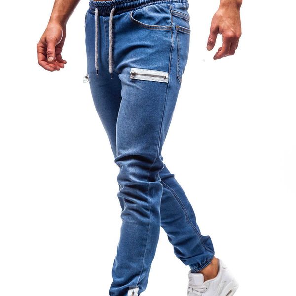 

true jeans print men skinny short italy brand plein s pleated blue wolf