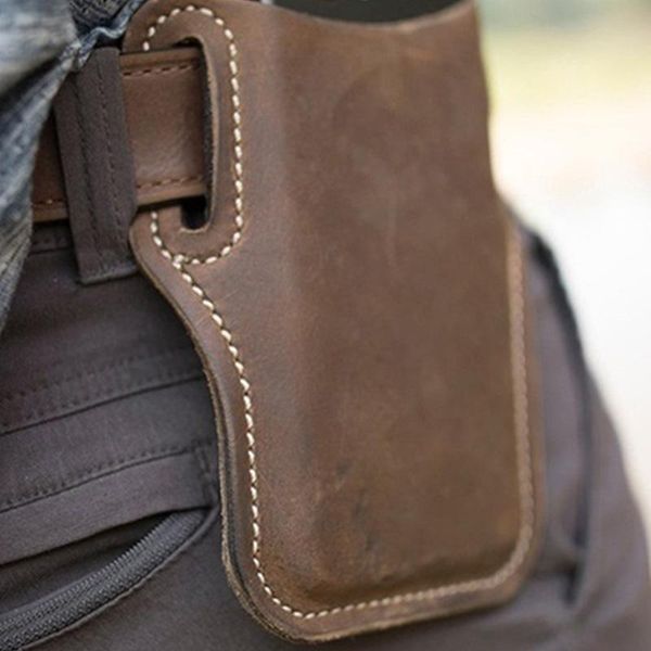 

men cellphone pu leather holster belt loop case waist phone bag women props purse phone belt wallet
