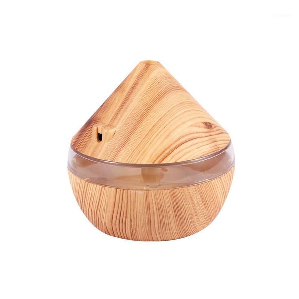 

sale air purifier 300ml ultrasonic aroma diffuser air humidifier wood grain colorful light essential oil purifier for home1