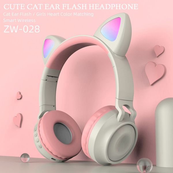Kedi Kulak Flaş Kulaklık Kablosuz Kulaklık Bluetooth Kulaklık IPX7 Su Geçirmez Spor Kulaklık Truefree 2 Güncellenmiş Sürüm
