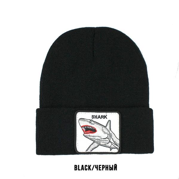

flb] animal beanie winter men women warm knitted hat for women gorra hip hop skullies bonnet cap f386 wmtjrg yyysports, Black;white