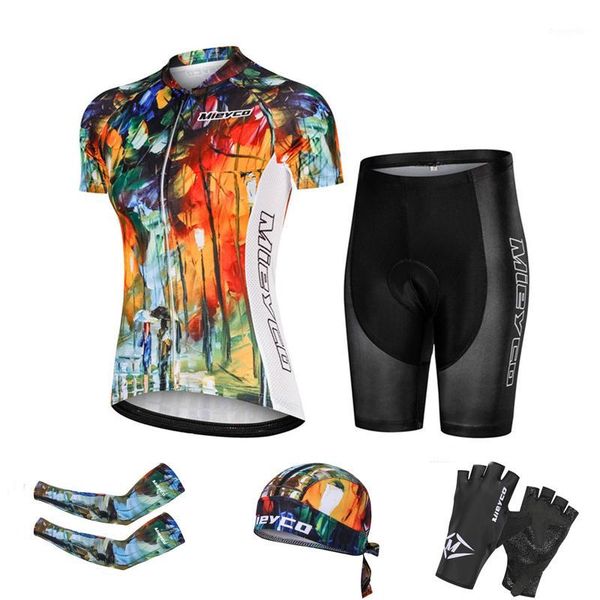 

outdoor mountain biking apparel women cycling apparel breathable bikes wear short-sleeved quick-drying bike jerseys set racing1, Black;blue