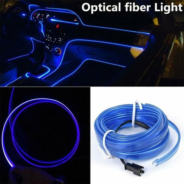 

5m cold light strip fiber optic ambient light decor car center console1