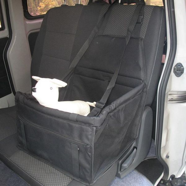 

pet in-car dog bed car front seat cover pet carriers mesh bags caring cat basket waterproof pets travel mat1