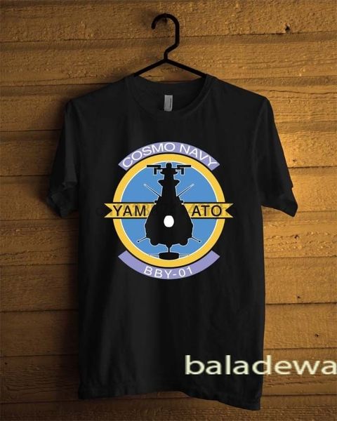 

new short sleeve space battleship yamato cosmo navy japan custom t shirt black size s l % tee for sport hooded sweatshirt hoodie