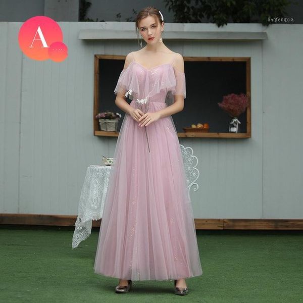 

evening dress long dress a line ankle length four designs tulle bridesmaid dresses for special occasion1, White;black