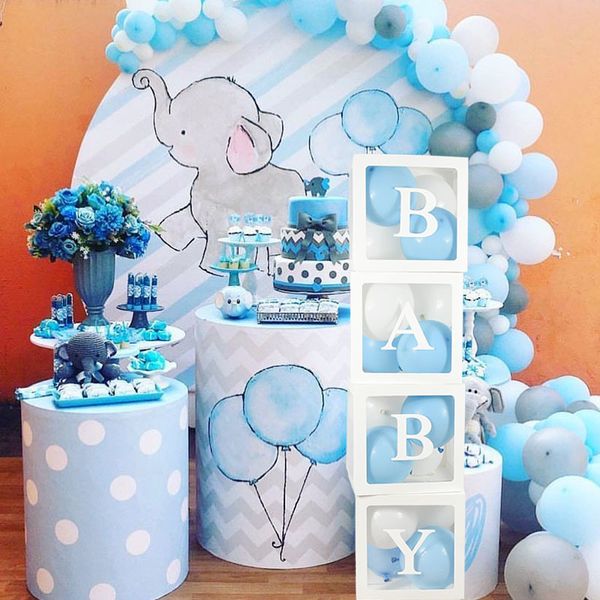 

transparent balloon decorations kids baby shower boy girl gifts wedding decor storage box