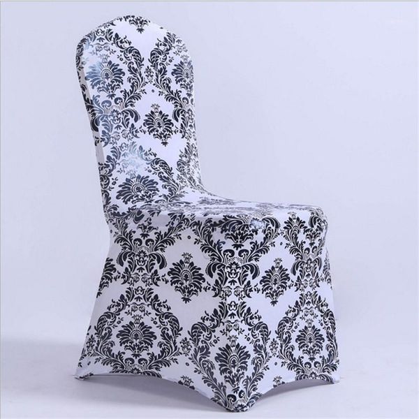 

chair covers design 100pcs print spandex & wedding decoration factory price1