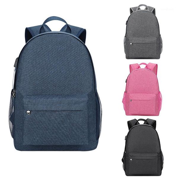 

outdoor bags fashion lapusb backpack schoolbag anti-theft male travel casual1