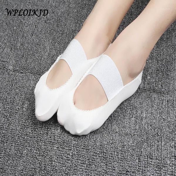 

wploikjd]japan harajuku socks ultra-thin transparent stealth breathable socks stretch lace silk shallow mouth women1, Black;white