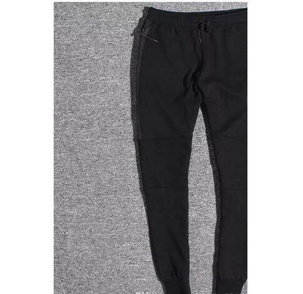 

tech fleece sport pants space cotton trousers men tracksuit bottoms mens joggers tech fleece camo running pants 2 colors, Black
