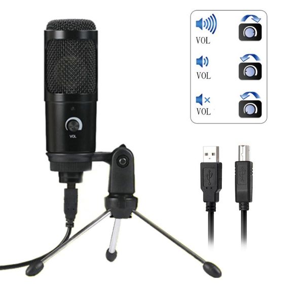 

usb microphone condenser recording microphone recording for lapcomputer studio youtube video skype karaoke gaming