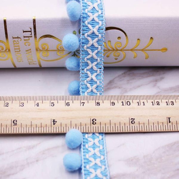 

10yards diy accessories tassel small hair ball cotton bohemian tassel trimming fringes for sewing clothes curtains decoration h wmtvcr