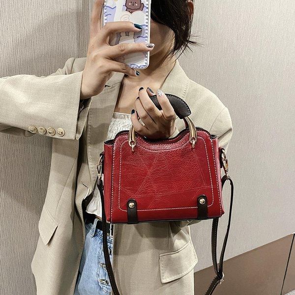 

women's 2020 new fashion pu handbag simple one-shoulder messenger bag