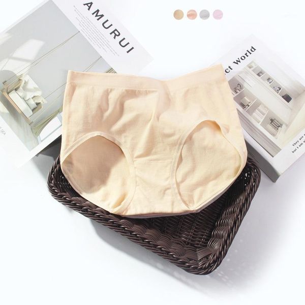 

2020 new lady underwear modal seamless soft and comfortable briefs women mid-waist braguitas mujer majtki damskie fashion1, Black;pink