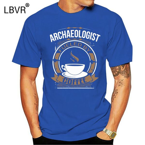 

archaeologist fueled by coffee funny archaeology mens t shirt sport hooded sweatshirt hoodie