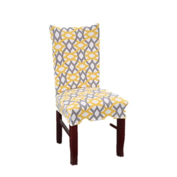 

hongbo 2 4 6 pcs floral letter dining chair cover spandex elastic slipcovers protector stretch removable l f jllazp