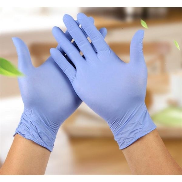 

factoryrubber test food disposable grade thick check send nitrile gloves powder acid and alkali corro