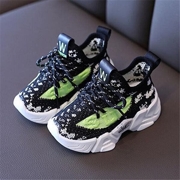 

Kids Shoes Children Casual Sneakers For Boys Running Shoe Girls Sports Shoes Mesh Breathable Chaussure Enfant Child Trainers, Gray