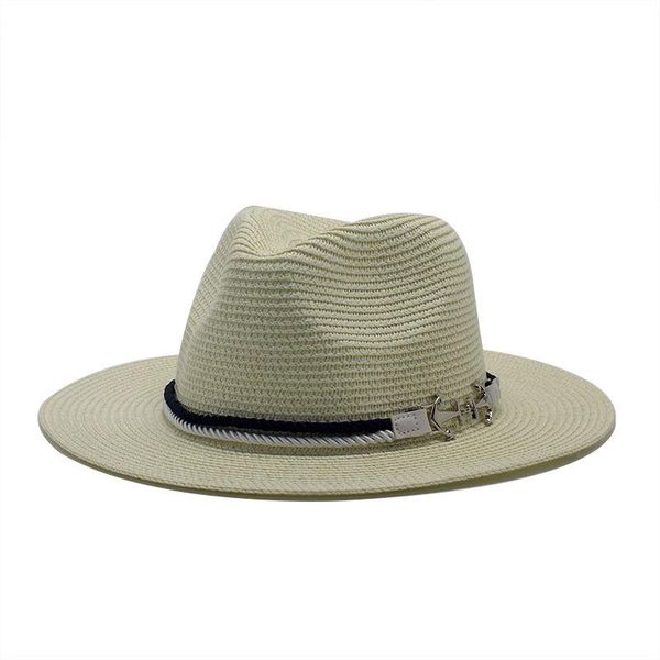 

women hats summer sun protective wide brim solid band belt sun hats men women black khaki outdoor beach travel summer straw, Blue;gray